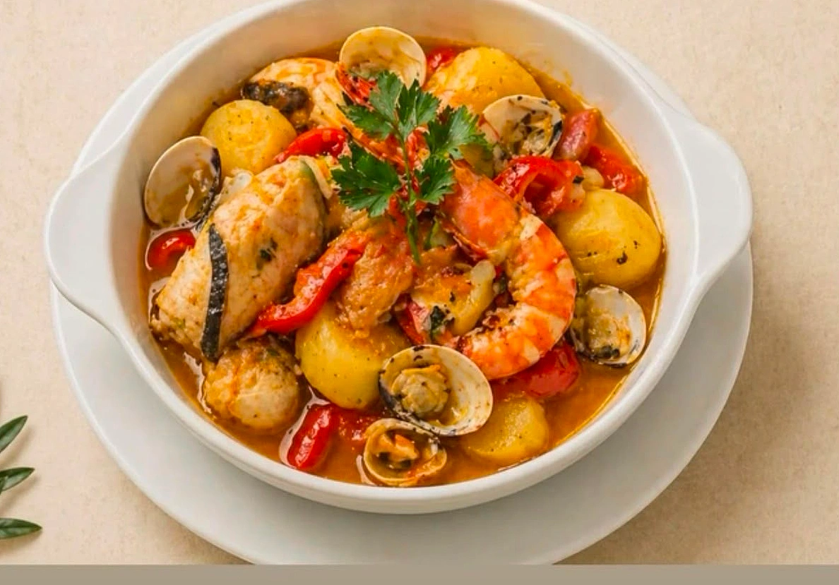 Caldeirada de peixe, spécialité du Restaurant A Rotunda